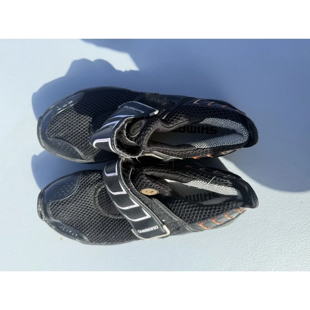 Shimano SPD Womens Black Mesh Slip On Strap Cycling Riding Shoes Size 5